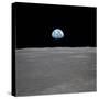 Apollo 11 Earth Rise over the Moon, July 20, 1969-null-Stretched Canvas