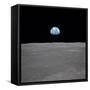 Apollo 11 Earth Rise over the Moon, July 20, 1969-null-Framed Stretched Canvas