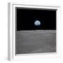 Apollo 11 Earth Rise over the Moon, July 20, 1969-null-Framed Photo