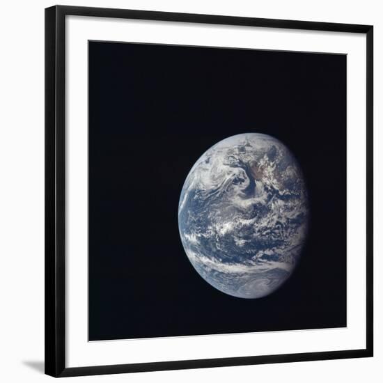 Apollo 11 Earth View from Space, July 17, 1969-null-Framed Photo