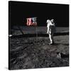 Apollo 11 Extra Vehicular Activity-null-Stretched Canvas