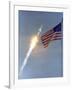 Apollo 11 Launch Photograph - Cape Canaveral, FL-Lantern Press-Framed Art Print