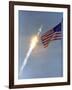 Apollo 11 Launch Photograph - Cape Canaveral, FL-Lantern Press-Framed Art Print