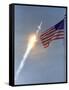 Apollo 11 Launch Photograph - Cape Canaveral, FL-Lantern Press-Framed Stretched Canvas