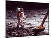 Apollo 11 Lunar Modul, Moon Walk-null-Mounted Premium Photographic Print