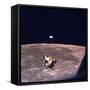 Apollo 11 Lunar Module Ascent Stage From Command Service Module During Lunar Orbit-null-Framed Stretched Canvas