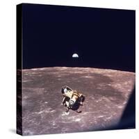 Apollo 11 Lunar Module Ascent Stage From Command Service Module During Lunar Orbit-null-Stretched Canvas