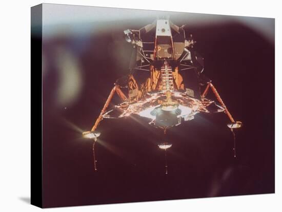 Apollo 11 Lunar Module in Landing Configuration, as Viewed from Command and Service Module-null-Stretched Canvas