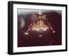 Apollo 11 Lunar Module in Landing Configuration, as Viewed from Command and Service Module-null-Framed Photographic Print