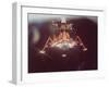 Apollo 11 Lunar Module in Landing Configuration, as Viewed from Command and Service Module-null-Framed Photographic Print