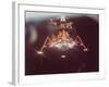 Apollo 11 Lunar Module in Landing Configuration, as Viewed from Command and Service Module-null-Framed Photographic Print