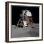 Apollo 11 Lunar Module on the Moon's Surface, July 20, 1969-null-Framed Photo