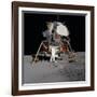 Apollo 11 Lunar Module on the Moon's Surface, July 20, 1969-null-Framed Photo