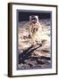 Apollo 11: Man on the Moon-null-Framed Art Print