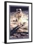 Apollo 11: Man on the Moon-null-Framed Art Print