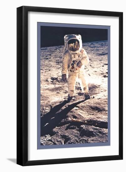 Apollo 11: Man on the Moon-null-Framed Art Print