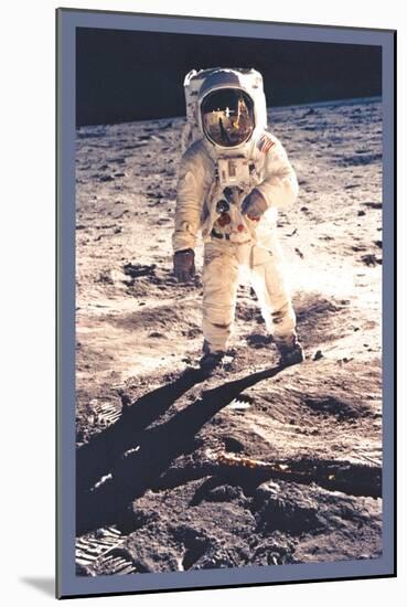 Apollo 11: Man on the Moon-null-Mounted Art Print