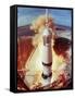 Apollo 11 Space Ship Lifting Off on Historic Flight to Moon-Ralph Morse-Framed Stretched Canvas