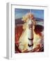 Apollo 11 Space Ship Lifting Off on Historic Flight to Moon-Ralph Morse-Framed Photographic Print