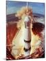 Apollo 11 Space Ship Lifting Off on Historic Flight to Moon-Ralph Morse-Mounted Photographic Print