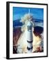 Apollo 11 Spacecraft Lifting Off Launch Pad at Cape Kennedy-null-Framed Photographic Print