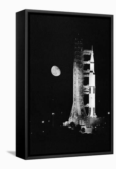 Apollo 11 Spacecraft Ready for Liftoff-null-Framed Stretched Canvas