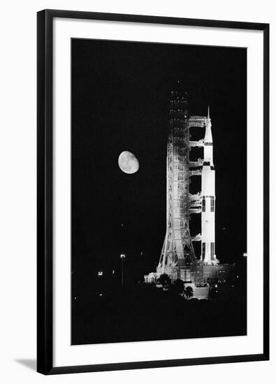 Apollo 11 Spacecraft Ready for Liftoff-null-Framed Photographic Print