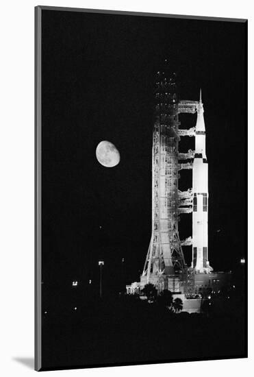 Apollo 11 Spacecraft Ready for Liftoff-null-Mounted Photographic Print