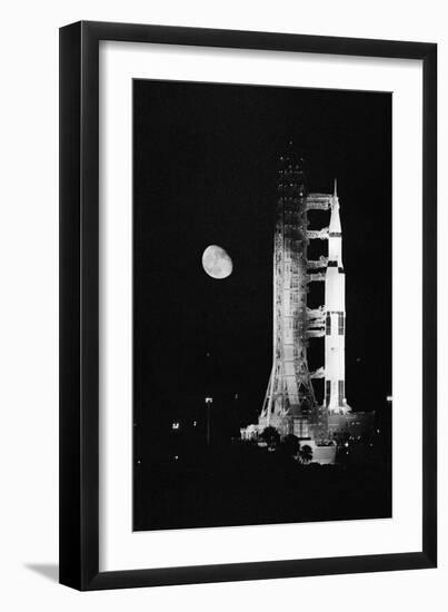 Apollo 11 Spacecraft Ready for Liftoff-null-Framed Photographic Print