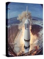 Apollo 11 Taking Off For Its Manned Moon Landing Mission-Ralph Morse-Stretched Canvas