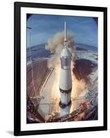 Apollo 11 Taking Off For Its Manned Moon Landing Mission-Ralph Morse-Framed Photographic Print