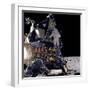 Apollo 12 Astronaut Alan Bean Starts Down Ladder of Lunar Module 'Intrepid'-null-Framed Photo