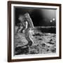 Apollo 12 Astronaut on the Moon-null-Framed Photographic Print