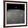 Apollo 12 Lunar Module Intrepid Landing on the Moon's Surface in the Ocean of Storms, 1969-null-Framed Photographic Print