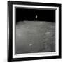 Apollo 12 Lunar Module Intrepid Landing on the Moon's Surface in the Ocean of Storms, 1969-null-Framed Photographic Print