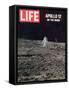 Apollo 12 on the Moon, Astronaut on the Moon, December 12, 1969-null-Framed Stretched Canvas