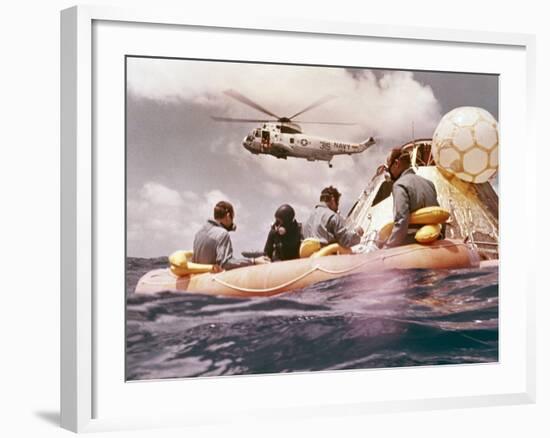 Apollo 12 Pacific Recovery-null-Framed Photo