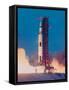 Apollo 13 Spacecraft Lifting Off from Lauch Pad a at Cape Kennedy Space Center-null-Framed Stretched Canvas