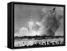 Apollo 13 Takes Off 1970-null-Framed Stretched Canvas