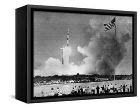 Apollo 13 Takes Off 1970-null-Framed Stretched Canvas