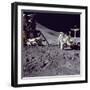 Apollo 15 Astronaut James Irwin Loads Lunar Roving Vehicle at the Hadley-Apennine Landing Site-null-Framed Photo