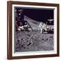 Apollo 15 Astronaut James Irwin Loads Lunar Roving Vehicle at the Hadley-Apennine Landing Site-null-Framed Photo