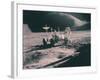 Apollo 15 Astronaut James Irwin with the Lunar Rover, August 1971-null-Framed Photographic Print