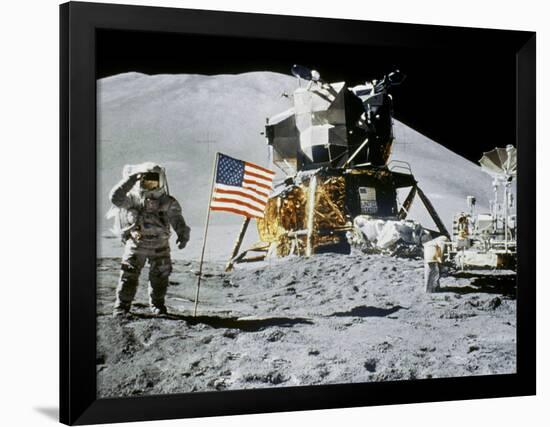 Apollo 15: Jim Irwin, 1971-null-Framed Photographic Print