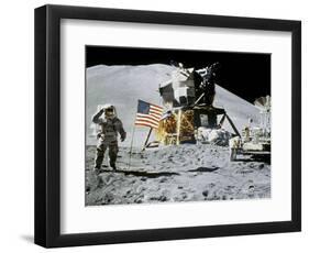 Apollo 15: Jim Irwin, 1971-null-Framed Photographic Print