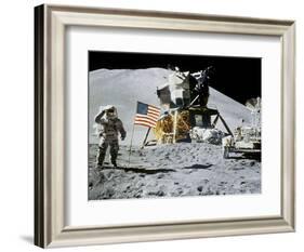 Apollo 15: Jim Irwin, 1971-null-Framed Photographic Print