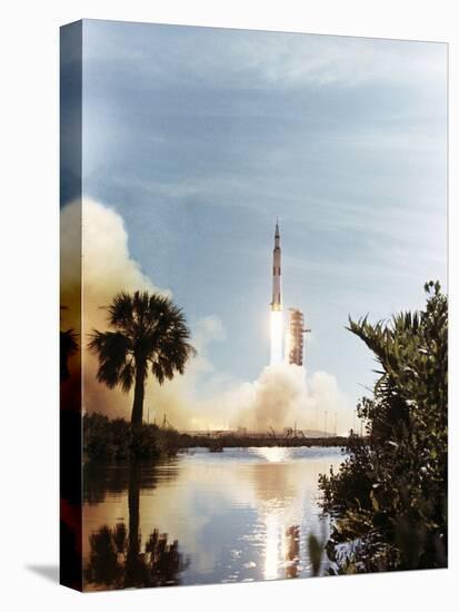 Apollo 15 Launch 1971-null-Stretched Canvas