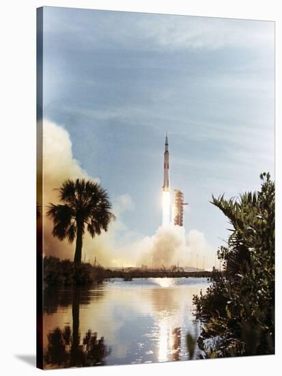 Apollo 15 Launch 1971-null-Stretched Canvas