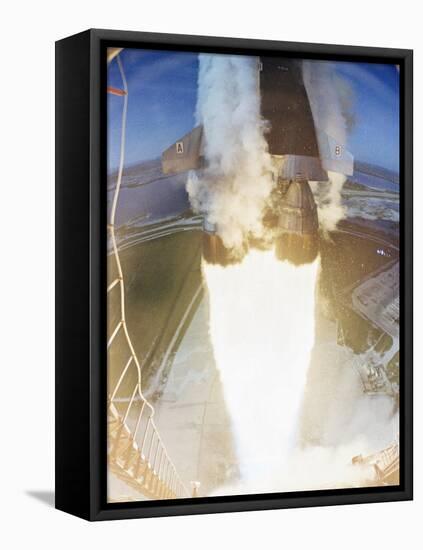 Apollo 15 Launch 1971-null-Framed Stretched Canvas
