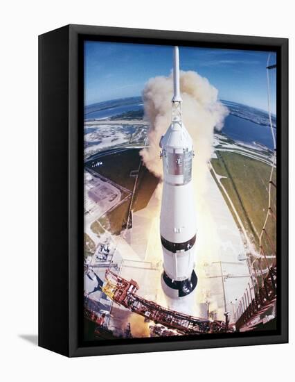 Apollo 15 Launcher 1971-null-Framed Stretched Canvas
